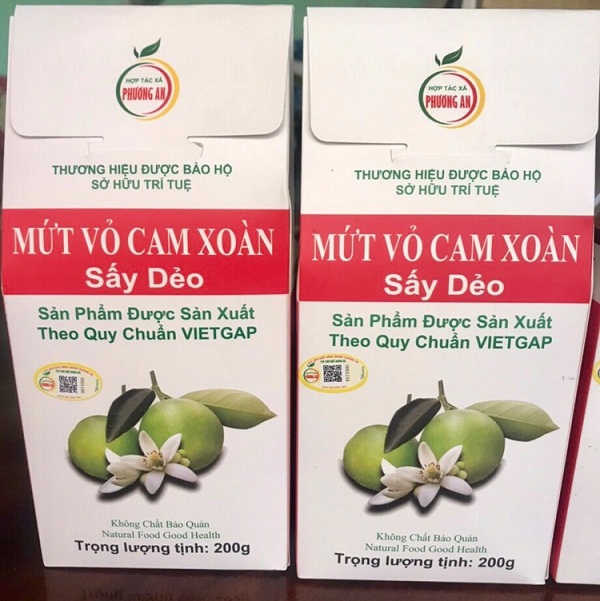 MỨT VỎ CAM XOÀI SẤY DẺO