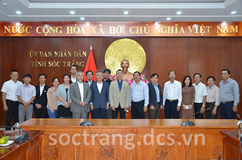 UBND tỉnh Sóc Trăng làm việc với Hiệp hội Hữu nghị Nhật - Việt