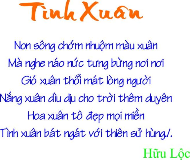 THƠ XUÂN