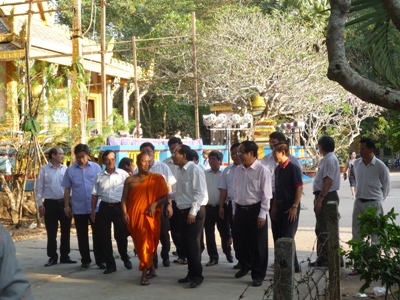 BỘ TRƯỞNG BỘ VĂN HOÁ, THỂ THAO VÀ DU LỊCH LÀM VIỆC TẠI TỈNH SÓC TRĂNG