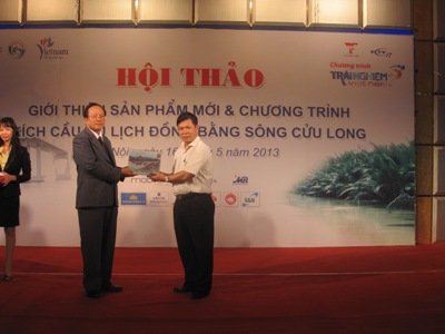 ĐOÀN ĐẠI BIỂU NGÀNH DU LỊCH CÁC TỈNH ĐBSCL THAM GIA CHUYẾN CÔNG TÁC QUẢNG BÁ TẠI HÀ NỘI VÀ HẢI PHÒNG