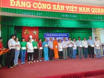 BẾ GIẢNG LỚP BỒI DƯỠNG QUẢN LÝ NHÀ NƯỚC VỂ DU LỊCH TỈNH SÓC TRĂNG 2015