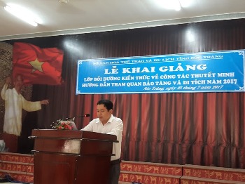 KẾT THÚC LỚP BỔI DƯỠNG KIẾN THỨC QUẢN LÝ DI TÍCH VÀ THUYẾT MINH