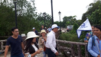 ĐOÀN CÁC CÔNG TY LỮ HÀNH THUỘC CÂU LẠC BỘ UNESCO KHẢO SÁT MỘT SỐ ĐIỂM DU LỊCH VÀ THAM GIA MỘT SỐ HOẠT ĐỘNG TẠI SÓC TRĂNG