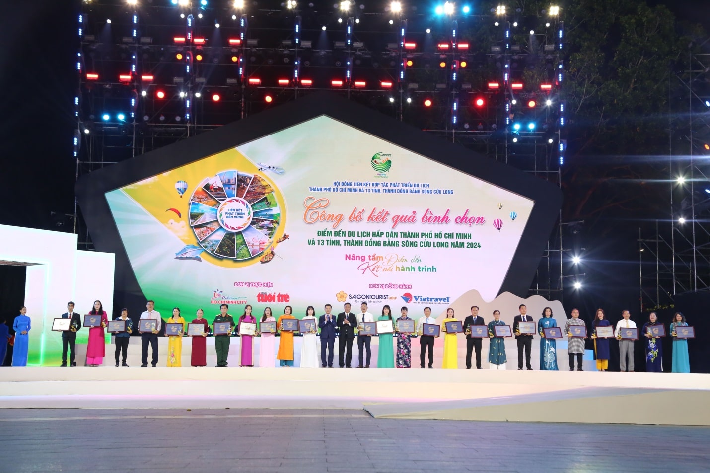 Công bố kết quả Chương trình bình chọn điểm đến du lịch hấp dẫn Thành phố Hồ Chí Minh và 13 tỉnh, thành đồng bằng sông Cửu Long, năm 2024
