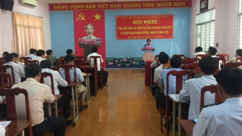CÔNG TÁC KIỂM TRA LIÊN NGÀNH 814 TỈNH SÓC TRĂNG NĂM 2021
